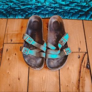Blue Birkenstock- Size 7